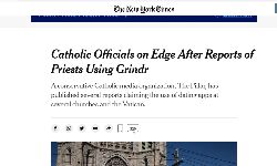 കത്തോലിക്ക വൈദികരുടെ ഗേ സെക്‌സ് റിപോര്‍ട്ടുമായി ന്യൂയോര്‍ക്ക് ടൈംസ്