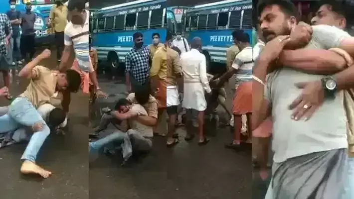 സമയത്തെ ചൊല്ലി തര്ക്കം; ചെര്പ്പുളശ്ശേരിയില് ബസ് ഡ്രൈവറെ മര്ദ്ദിച്ച് അവശനാക്കി സമയത്തെ ചൊല്ലി തര്ക്കം; ചെര്പ്പുളശ്ശേരിയില് ബസ് ഡ്രൈവറെ മര്ദ്ദിച്ച് അവശനാക്കി