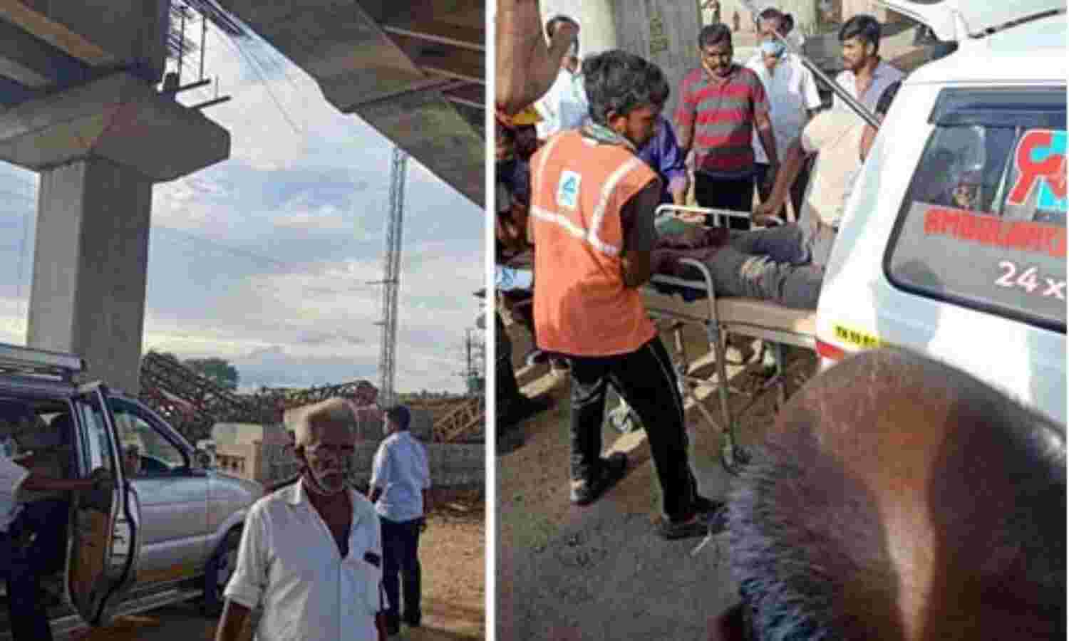 മധുരയില് നിര്മാണത്തിലിരുന്ന പാലം തകര്ന്ന് ഒരാള് മരിച്ചു; രണ്ട് പേര്ക്ക് പരിക്ക് മധുരയില് നിര്മാണത്തിലിരുന്ന പാലം തകര്ന്ന് ഒരാള് മരിച്ചു; രണ്ട് പേര്ക്ക് പരിക്ക്