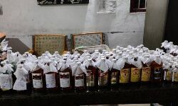 വിദേശ മദ്യവും കഞ്ചാവും പിടികൂടി