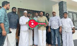 എസ്ഡിപിഐ നിര്‍മിച്ചു നല്‍കിയ വീട് അബ്ദുല്‍ മജീദ് ഫൈസി കുടുംബത്തിന് സമര്‍പ്പിച്ചു