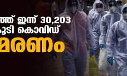സംസ്ഥാനത്ത് ഇന്ന് 30,203 പേര്‍ക്ക് കൊവിഡ്;   ടെസ്റ്റ് പോസിറ്റിവിറ്റി നിരക്ക് 18.86; മരണം 115