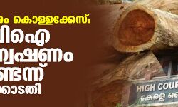 മുട്ടില്‍ മരം കൊള്ളക്കേസ്: സിബി ഐ അന്വേഷണം വേണ്ടെന്ന് ഹൈക്കോടതി