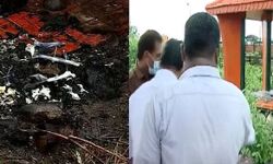 ബിജെപി നേതാവ് കെ ജി മാരാരുടെ സ്മൃതി കുടീരത്തില്‍ നായയുടെ ജഡം