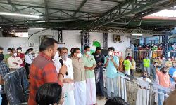 സുരേഷ് ഗോപി മാനന്തവാടി മെഡിക്കല്‍ കോളേജ് സന്ദര്‍ശിച്ചു