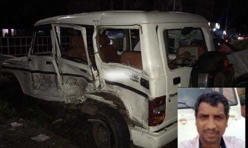 നിയന്ത്രണം വിട്ട ജീപ്പ് കാറിലിടിച്ച് അപകടം; പരിക്കേറ്റയാള്‍ മരിച്ചു