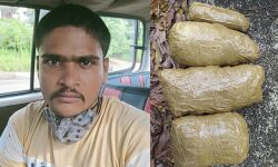 മുന്നു കിലോ കഞ്ചാവുമായി ഒഡീഷ സ്വദേശിയായ യുവാവ് പിടിയില് മുന്നു കിലോ കഞ്ചാവുമായി ഒഡീഷ സ്വദേശിയായ യുവാവ് പിടിയില്