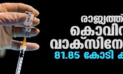 രാജ്യത്ത് കൊവിഡ് വാക്‌സിനേഷന്‍ 81.85 കോടി കടന്നു