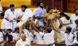 നിയമസഭ കയ്യാങ്കളി കേസ്; പ്രചരിക്കുന്ന ദൃശ്യങ്ങള്‍ വ്യാജമെന്ന്