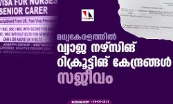 മധ്യകേരളത്തില് വ്യാജ നഴ്സിങ് റിക്രൂട്ടിങ് കേന്ദ്രങ്ങള് സജീവം മധ്യകേരളത്തില് വ്യാജ നഴ്സിങ് റിക്രൂട്ടിങ് കേന്ദ്രങ്ങള് സജീവം