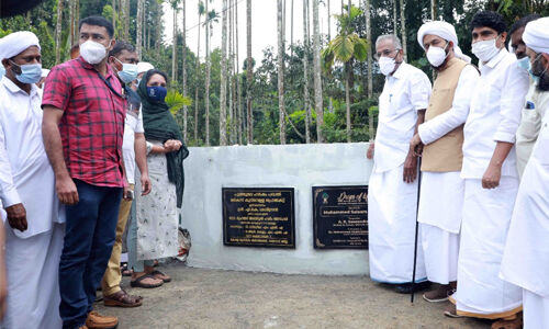 പുത്തുമല മര്‍കസ് കുടിവെള്ള പദ്ധതി മന്ത്രി എ കെ ശശീന്ദ്രന്‍ ഉദ്ഘാടനം ചെയ്തു