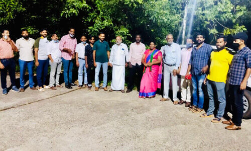 മഞ്ജുഷ മാവിലാടത്തിന് സ്വീകരണം നല്‍കി