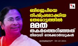 ബിജെപിയെ നിഷ്പ്രഭമാക്കിയ തേരോട്ടത്തില്‍ മമത തകര്‍ത്തെറിഞ്ഞത് നിരവധി റെക്കോര്‍ഡുകള്‍