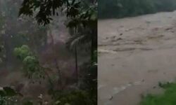 കനത്ത മഴ; പൊന്‍മുടിയില്‍ മണ്ണിടിച്ചില്‍, വാമനപുരം നദി കരകവിഞ്ഞൊഴുകുന്നു