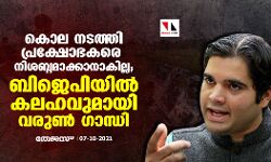 കൊല നടത്തി പ്രക്ഷോഭകരെ നിശബ്ദമാക്കാനാകില്ല; ബിജെപിയിൽ കലഹവുമായി വരുണ്‍ ഗാന്ധി