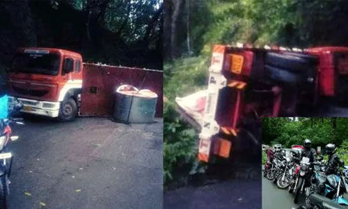 ട്രെയ്‌ലര്‍ ലോറികള്‍ നീക്കി; മണ്ണാര്‍ക്കാട്- അട്ടപ്പാടി റൂട്ടില്‍ ഗതാഗതം പുനസ്ഥാപിച്ചു