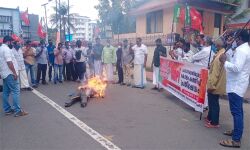 കര്‍ഷക പ്രക്ഷോഭം: എസ്ഡിപിഐ സംസ്ഥാന വ്യാപകമായി നരേന്ദ്രമോദിയുടെ കോലം കത്തിച്ചു