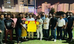 ഇന്ത്യന്‍ സോഷ്യല്‍ ഫോറം ഫുട്ബാള്‍ ടീമിന്റെ ജേഴ്‌സി പ്രകാശനം ചെയ്തു