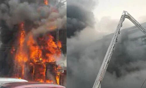 ഗുജറാത്തില് ഫാക്ടറിയില് തീപ്പിടിത്തം; രണ്ടുപേര് മരിച്ചു, 125 പേരെ രക്ഷപ്പെടുത്തി ഗുജറാത്തില് ഫാക്ടറിയില് തീപ്പിടിത്തം; രണ്ടുപേര് മരിച്ചു, 125 പേരെ രക്ഷപ്പെടുത്തി