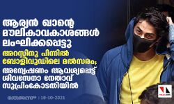 ആര്യന്‍ ഖാന്റെ മൗലികാവകാശങ്ങള്‍ ലംഘിക്കപ്പെട്ടു; അറസ്റ്റിനു പിന്നില്‍ ബോളിവുഡിലെ മല്‍സരം; അന്വേഷണം ആവശ്യപ്പെട്ട് ശിവസേനാ നേതാവ് സുപ്രിംകോടതിയില്‍