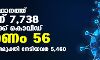സംസ്ഥാനത്ത് ഇന്ന് 7738 പേര്ക്ക് കൊവിഡ്; മരണം 56 സംസ്ഥാനത്ത് ഇന്ന് 7738 പേര്ക്ക് കൊവിഡ്; മരണം 56