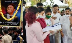 കന്നഡ നടന്‍ പുനീത് രാജ്കുമാറിനെ കണ്ഠീരവ സ്റ്റുഡിയോയില്‍ സംസ്‌കരിച്ചു