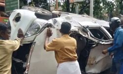 തങ്കിക്കവലയില്‍ വാഹനാപകടം; ഏഴ് പേര്‍ക്ക് പരിക്കേറ്റു