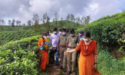 അരേക്കാപ്പ് കോളനി റോഡ് നിര്‍മാണം; കലക്ടര്‍ സ്ഥലം സന്ദര്‍ശിച്ചു