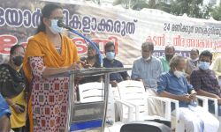 പുനര്‍ഗേഹം പദ്ധതി തീരജനതയെ കുടിയിറക്കുന്നത്; മത്സ്യത്തൊഴിലാളികളുടെ പോരാട്ടങ്ങള്‍ക്കൊപ്പമെന്നും കെകെ രമ