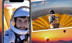 4,016 മീറ്റര്‍ ഉയരത്തില്‍ ഹോട്ട് എയര്‍ ബലൂണിനു മുകളില്‍ കൈവിട്ട്...