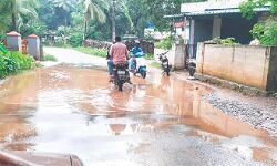 പൂവത്താണി മുറിയങ്കണ്ണി റോഡിന്റെ ശോചനീയാവസ്ഥ ഉടന് പരിഹരിക്കണം: എസ്ഡിപിഐ പൂവത്താണി മുറിയങ്കണ്ണി റോഡിന്റെ ശോചനീയാവസ്ഥ ഉടന് പരിഹരിക്കണം: എസ്ഡിപിഐ