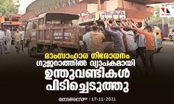 മാംസാഹാര നിരോധനം; ​ഗുജറാത്തിൽ വ്യാപകമായി ഉന്തുവണ്ടികൾ പിടിച്ചെടുത്തു