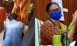 വിദ്യാര്‍ഥിയെക്കൊണ്ട് മൂന്നുതവണ കാല് പിടിപ്പിച്ചു; കാസര്‍കോട് ഗവ.കോളജ് അധ്യാപികയ്‌ക്കെതിരേ പരാതിയുമായി എംഎസ്എഫ്