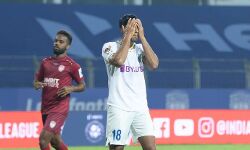 ഐഎസ്എല്‍; നോര്‍ത്ത് ഈസ്റ്റിനോട് സമനില വഴങ്ങി ബ്ലാസ്‌റ്റേഴ്‌സ്