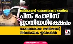 മൊബൈൽ മോഷണമെന്ന പേരിലെ പിങ്ക് പോലിസ് ജാതിയധിക്ഷേപം: ബാലാവകാശ കമ്മീഷന്‍റെ നിർണായക ഇടപെടൽ