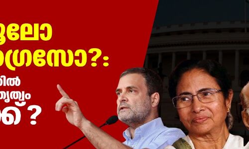 തൃണമൂലോ കോണ്‍ഗ്രസോ?: ദേശീയ തലത്തില്‍ പ്രതിപക്ഷ നേതൃത്വം ആര്‍ക്ക്?