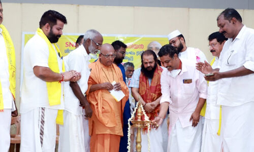 ഗുരുദേവ സന്ദേശം ലോകത്താകെ എത്തേണ്ടത് കാലഘട്ടത്തിന്റെ ആവശ്യമാണെന്ന് വി ആര് സുനില്കുമാര് എംഎല്എ ഗുരുദേവ സന്ദേശം ലോകത്താകെ എത്തേണ്ടത് കാലഘട്ടത്തിന്റെ ആവശ്യമാണെന്ന് വി ആര് സുനില്കുമാര് എംഎല്എ