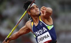 ഒളിംപ്യന്‍ നീരജ് ചോപ്ര പരിശീലനത്തിനായി അമേരിക്കയിലെത്തി