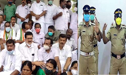 മോഫിയ പര്വ്വീന്റെ മരണം: സമരത്തില് അറസ്റ്റിലായ കോണ്ഗ്രസുകാര് മുസ്ലിംകള് ; തീവ്രവാദം ചാര്ത്തിക്കൊടുത്ത് കേരള പോലിസ് മോഫിയ പര്വ്വീന്റെ മരണം: സമരത്തില് അറസ്റ്റിലായ കോണ്ഗ്രസുകാര് മുസ്ലിംകള് ; തീവ്രവാദം ചാര്ത്തിക്കൊടുത്ത് കേരള പോലിസ്