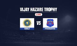 വിജയ് ഹസാരെ ട്രോഫി; മഹാരാഷ്ട്രയ്‌ക്കെതിരേ കേരളത്തിന് ജയം; വിഷ്ണു വിനോദിന് സെഞ്ചുറി