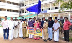 ലൈബ്രറി ചലഞ്ച്; വിളംബര ജാഥ നടത്തി