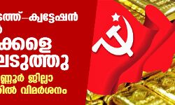 സ്വര്‍ണക്കടത്ത് -ക്വട്ടേഷന്‍ സംഘങ്ങള്‍ നേതാക്കളെ മുതലെടുത്തു; സിപിഎം കണ്ണൂര്‍ ജില്ലാ സമ്മേളനത്തില്‍ വിമര്‍ശനം