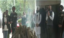 ഹെലികോപ്റ്റര്‍ അപകടം; ലഫ്റ്റനന്റ് കേണല്‍ ഹര്‍ജിന്ദര്‍ സിങ്ങിന്റെ മൃതദേഹം സംസ്‌കരിച്ചു