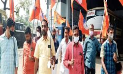 ഒരുവിഭാഗം ജീവനക്കാര്‍ക്കുമാത്രം ശമ്പളം നല്‍കിയതിനെതിരേ കെഎസ്ആര്‍ടിസി ഡിപ്പോയില്‍ പ്രതിഷേധം