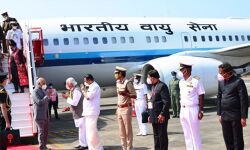 നാല് ദിവസത്തെ സന്ദര്‍ശനം: രാഷ്ട്രപതി കേരളത്തിലെത്തി