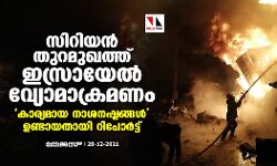 സിറിയന്‍ തുറമുഖത്ത് ഇസ്രായേല്‍ വ്യോമാക്രമണം; കാര്യമായ നാശനഷ്ടങ്ങള്‍ ഉണ്ടായതായി റിപോര്‍ട്ട്