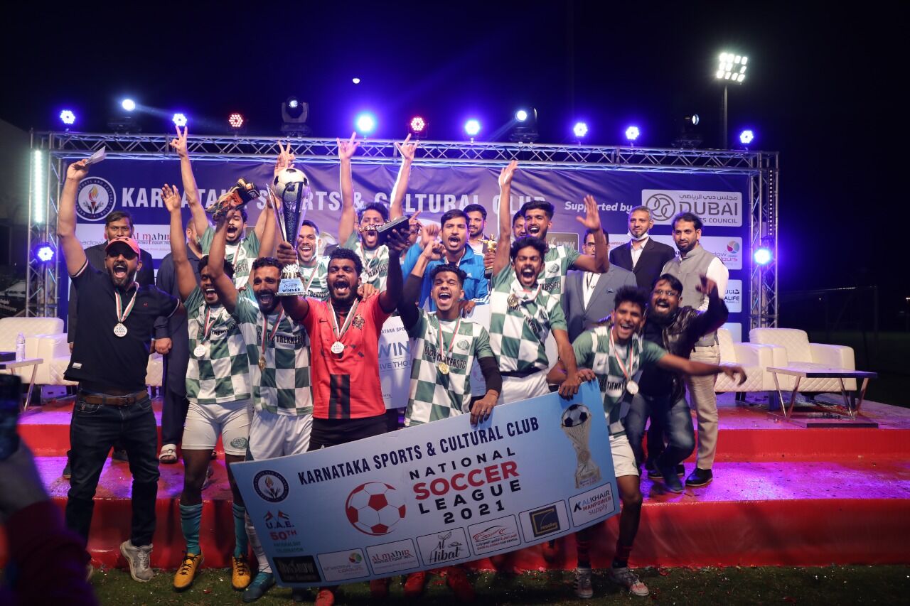 നാഷണല്‍ സോക്കര്‍ ലീഗ് 2021ല്‍ അരോമ റിസോര്‍ട്ട് മട്ടന്നൂര്‍ ജേതാക്കളായി.
