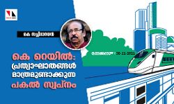 കെ റെയിൽ: പ്രത്യാഘാതങ്ങൾ മാത്രമുണ്ടാക്കുന്ന പകൽ സ്വപ്നം