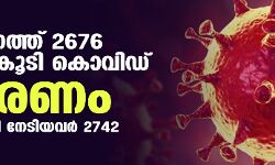 സംസ്ഥാനത്ത് ഇന്ന് 2676 പേര്‍ക്ക് കൊവിഡ്;   മരണം 11; ആകെ മരണം 47,794