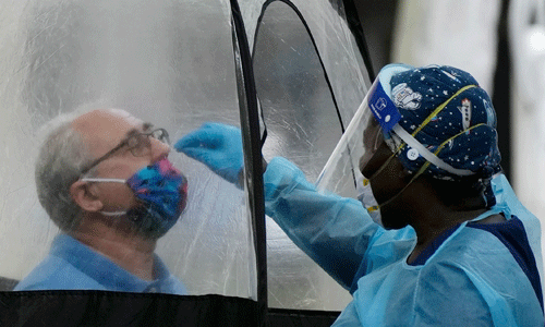 അമേരിക്കയില്‍ അതിതീവ്ര വ്യാപനം; 24 മണിക്കൂറിനിടെ 10 ലക്ഷം പേര്‍ക്ക് കൊവിഡ്